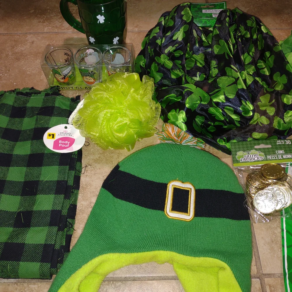 Green St. Patrick's Day Party Accessory Bundle - 23 Pieces (Read Below)